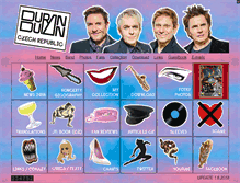 Tablet Screenshot of duranduran.cz